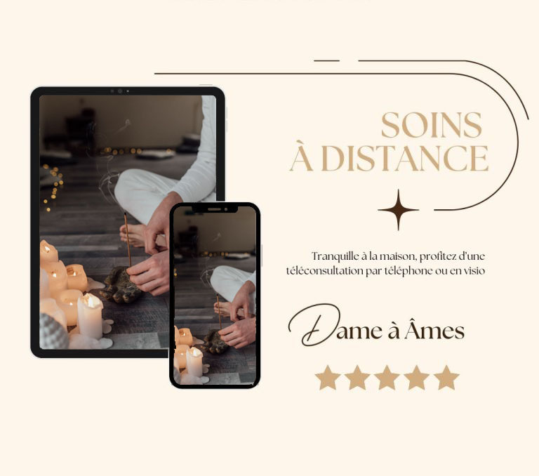 soins à distance dame à âmes